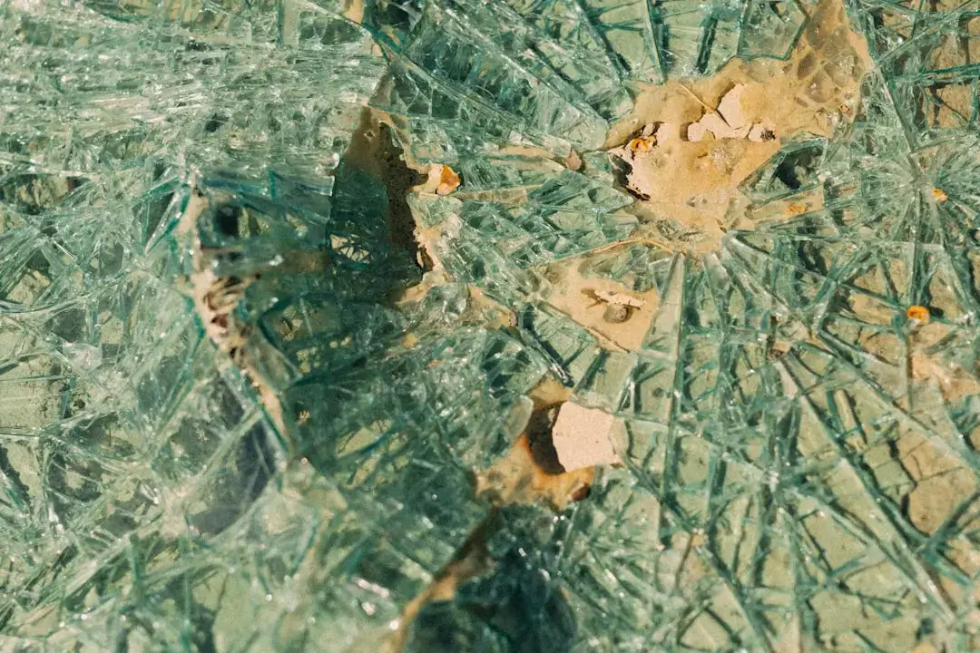 brown dried leaf on gray concrete floor