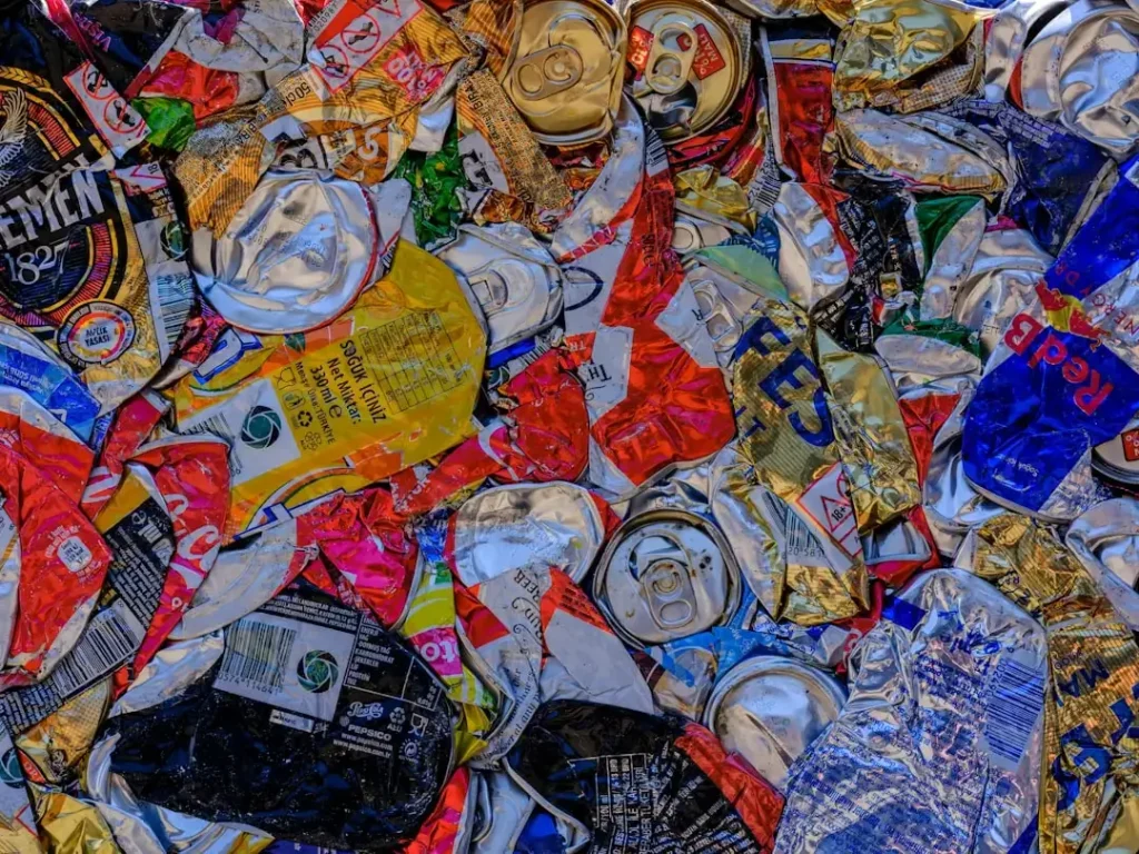 A pile of assorted items that are on a table